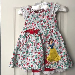 Disney Snow White floral and apple dress